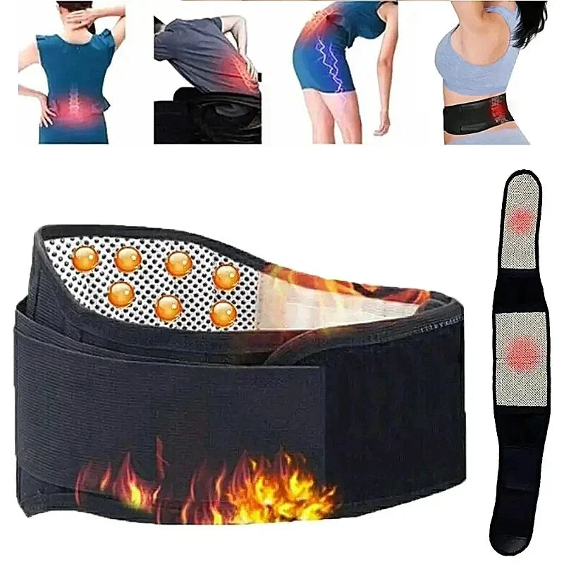 Adjustable Self-Heating Magnetic Therapy Belt for Back and Waist – Sports Support & Waist Massage Belt