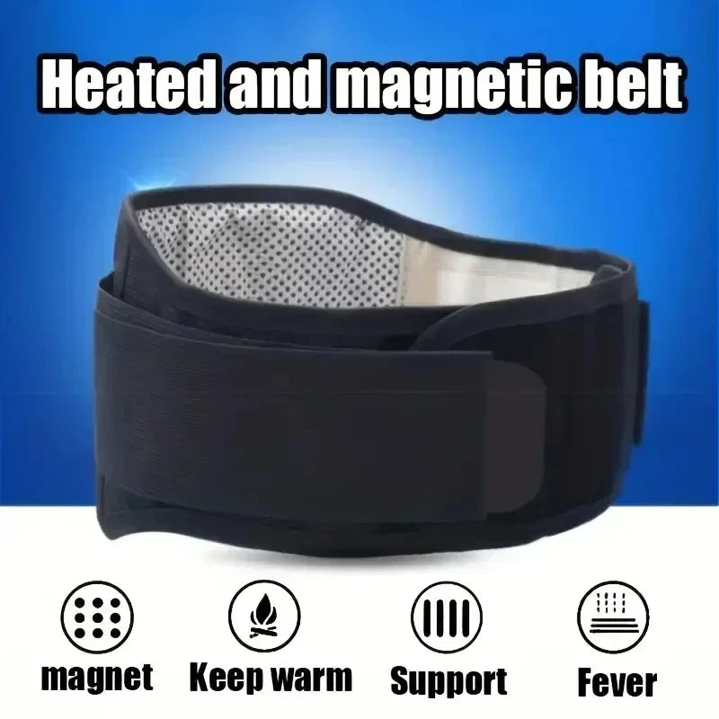 Adjustable Self-Heating Magnetic Therapy Belt for Back and Waist – Sports Support & Waist Massage Belt
